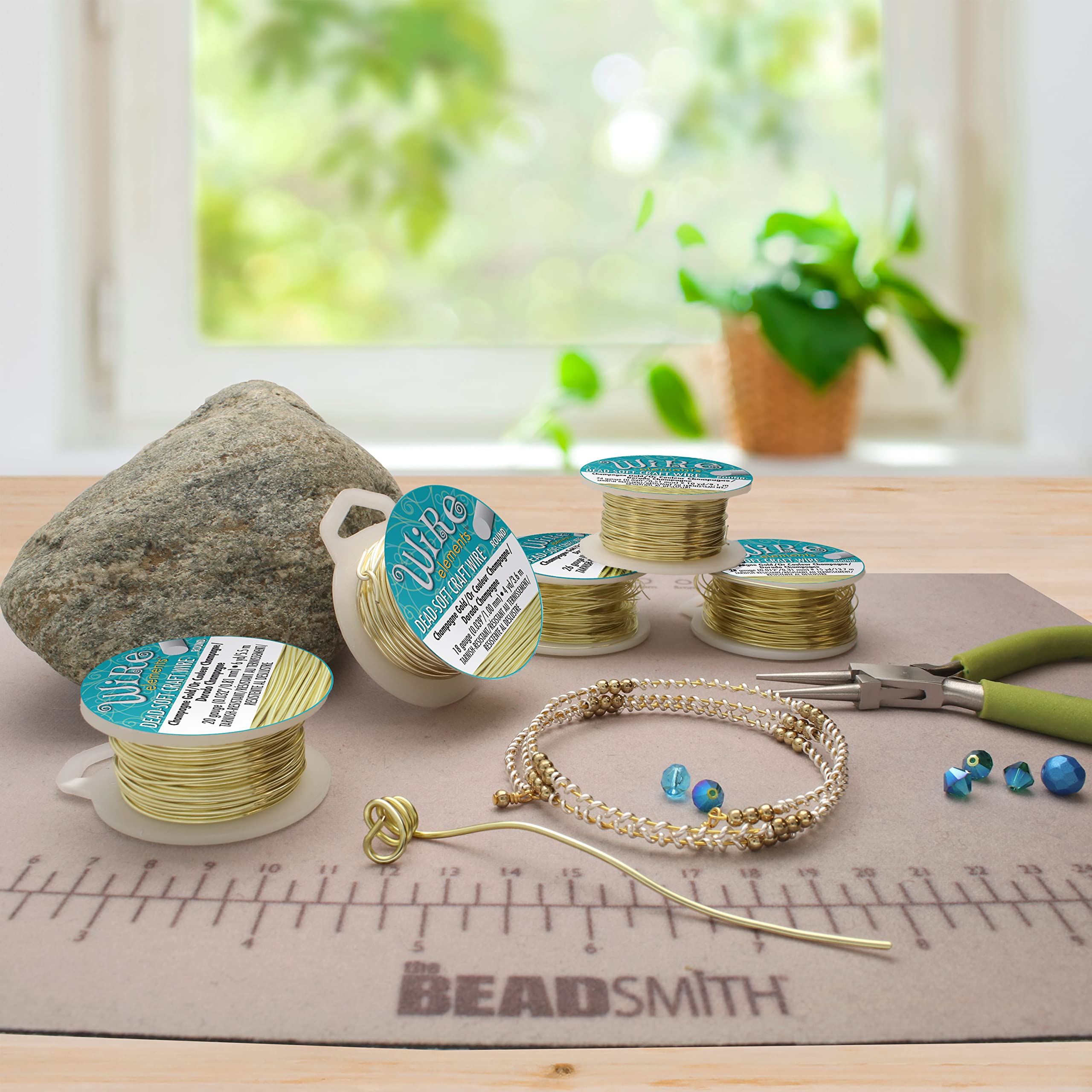 The Beadsmith Wire Elements Craft Wire – Tarnish Resistant, Soft